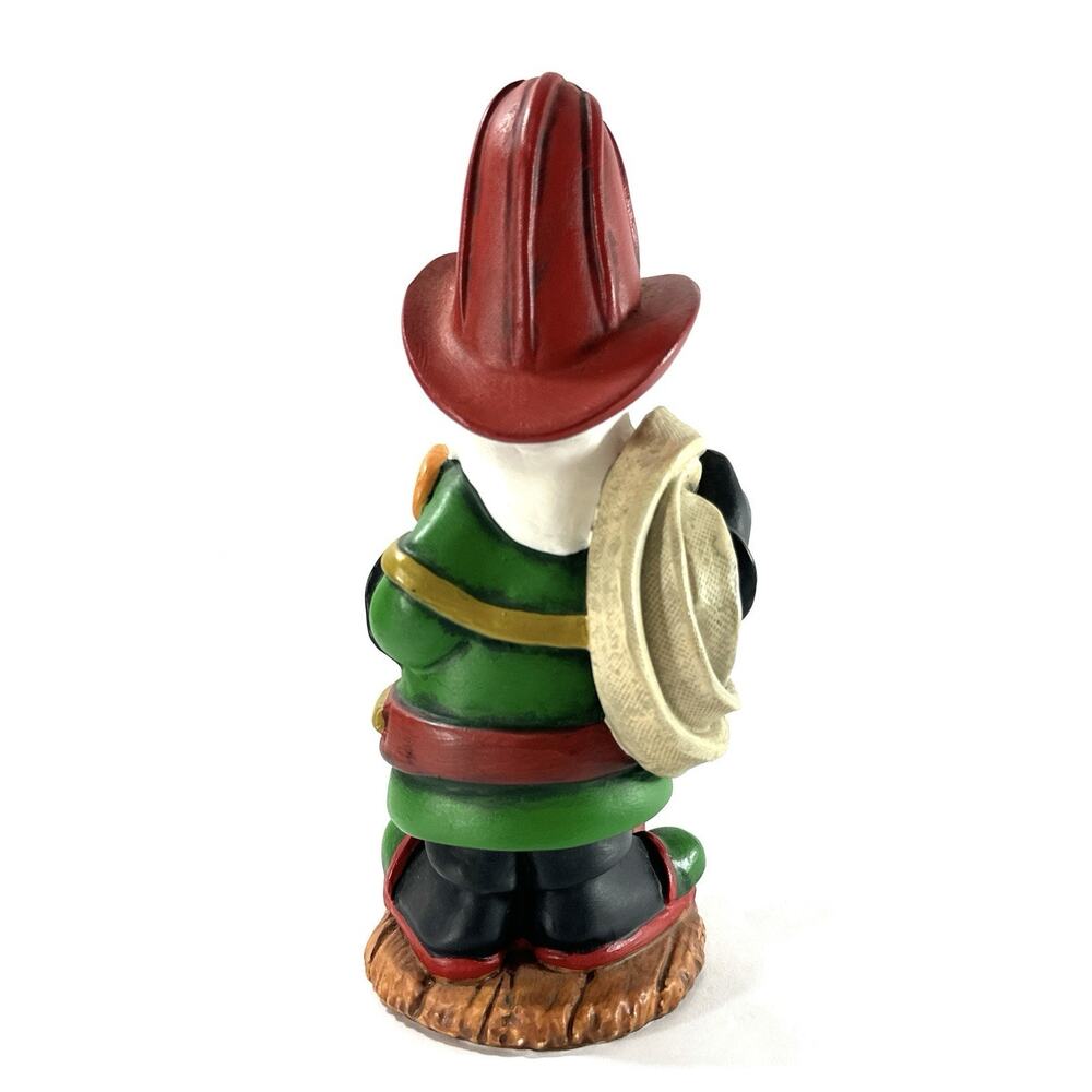 J Adams Collection Santa Figurine 1995 Fe Fi Fo Fum AD2211 Cat Fire Truck 7.5” - Picture 3 of 5